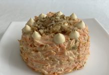 Qozlu yerkökü salatı