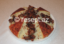 Qovurmalı əriştə plovu