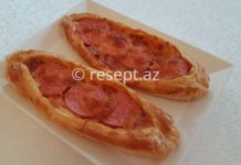 Yağlı xəmir ilə pide