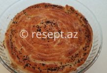Yağlı xəmir ilə pendirli börək